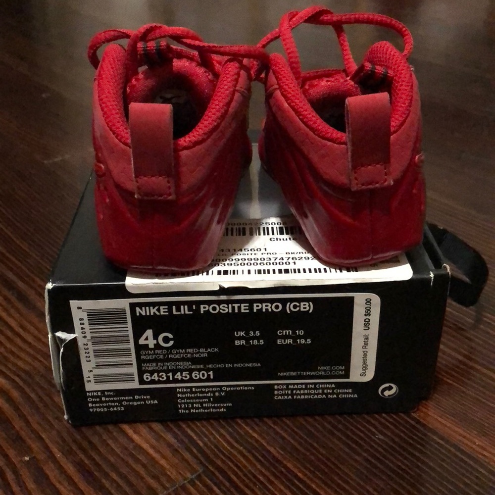 Nike Lil'posites pro 4c red